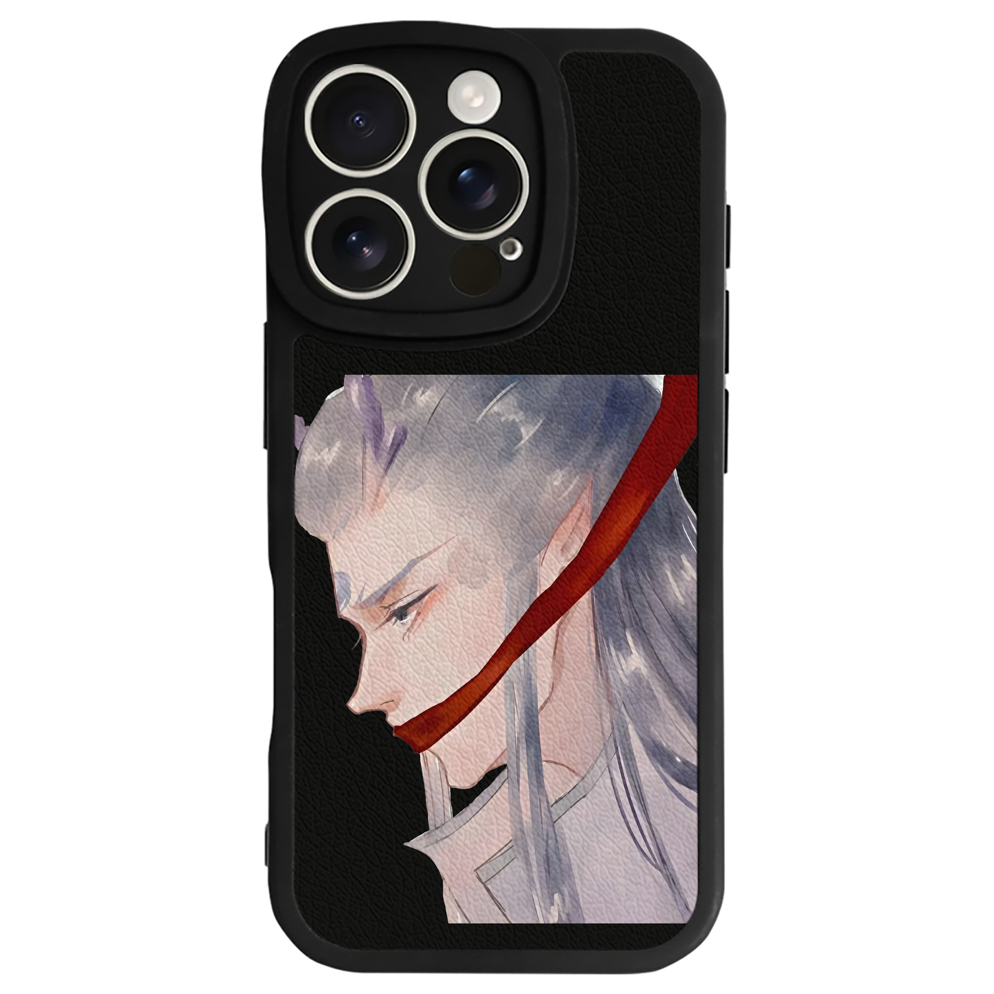 （画像用） Ne Zha 2 ナタ 魔童の大暴れ 【iPhone 16シリーズ対応】シリコンスマホケース（レザー調） 材質：シリコン